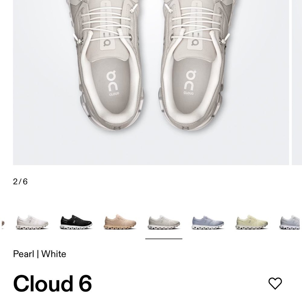On Cloud Cloud 6 Women’s  Athletic Shoes - Picture 9 of 10